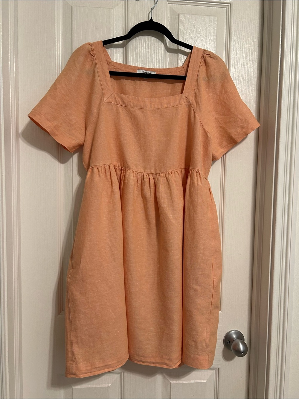 Madewell Peach Mini Dress